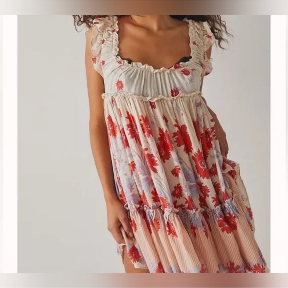 Free People Bali Wild Daisy Slip Dress size XL
